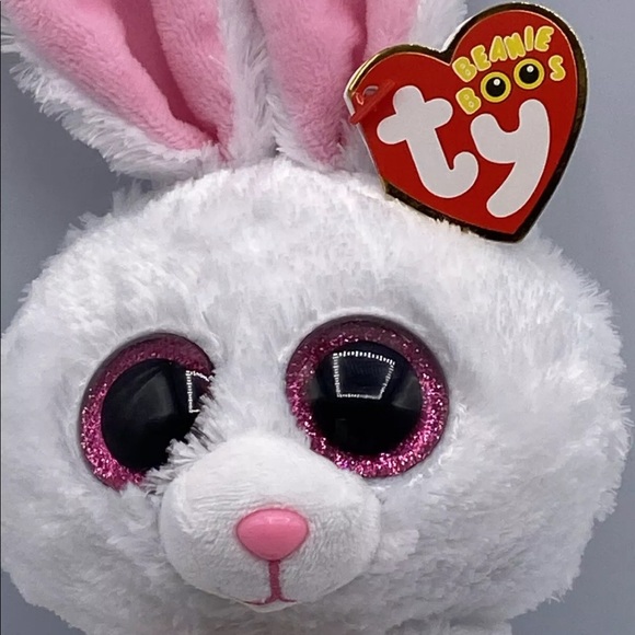 Ty Beanie Boos - BRUNCH the Easter Bunny Rabbit 6" (Exclusive) 2020 - Picture 3 of 6